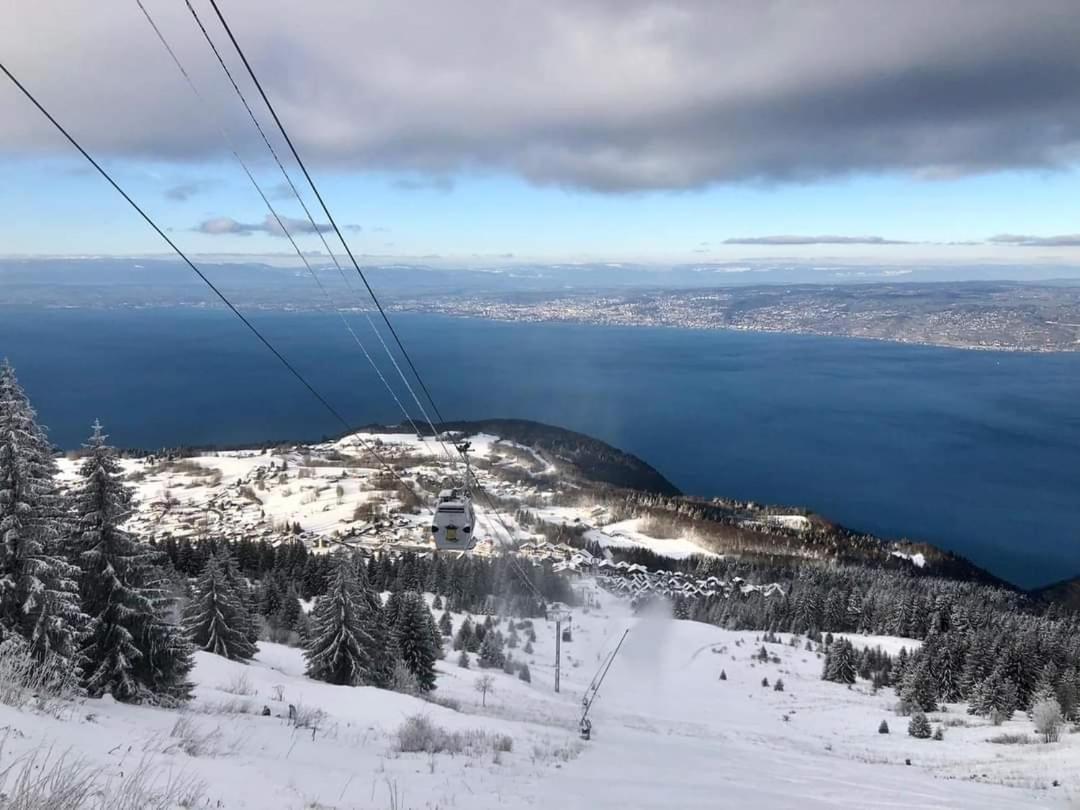 Votre studio balnéo bien-être à la montagne Thollon-les-Mémises Extérieur photo