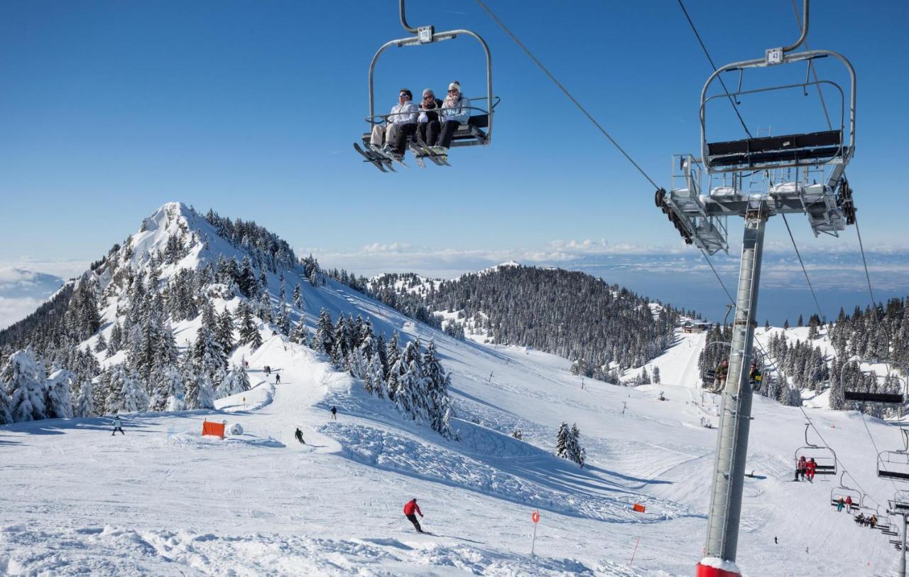 Votre studio balnéo bien-être à la montagne Thollon-les-Mémises Extérieur photo